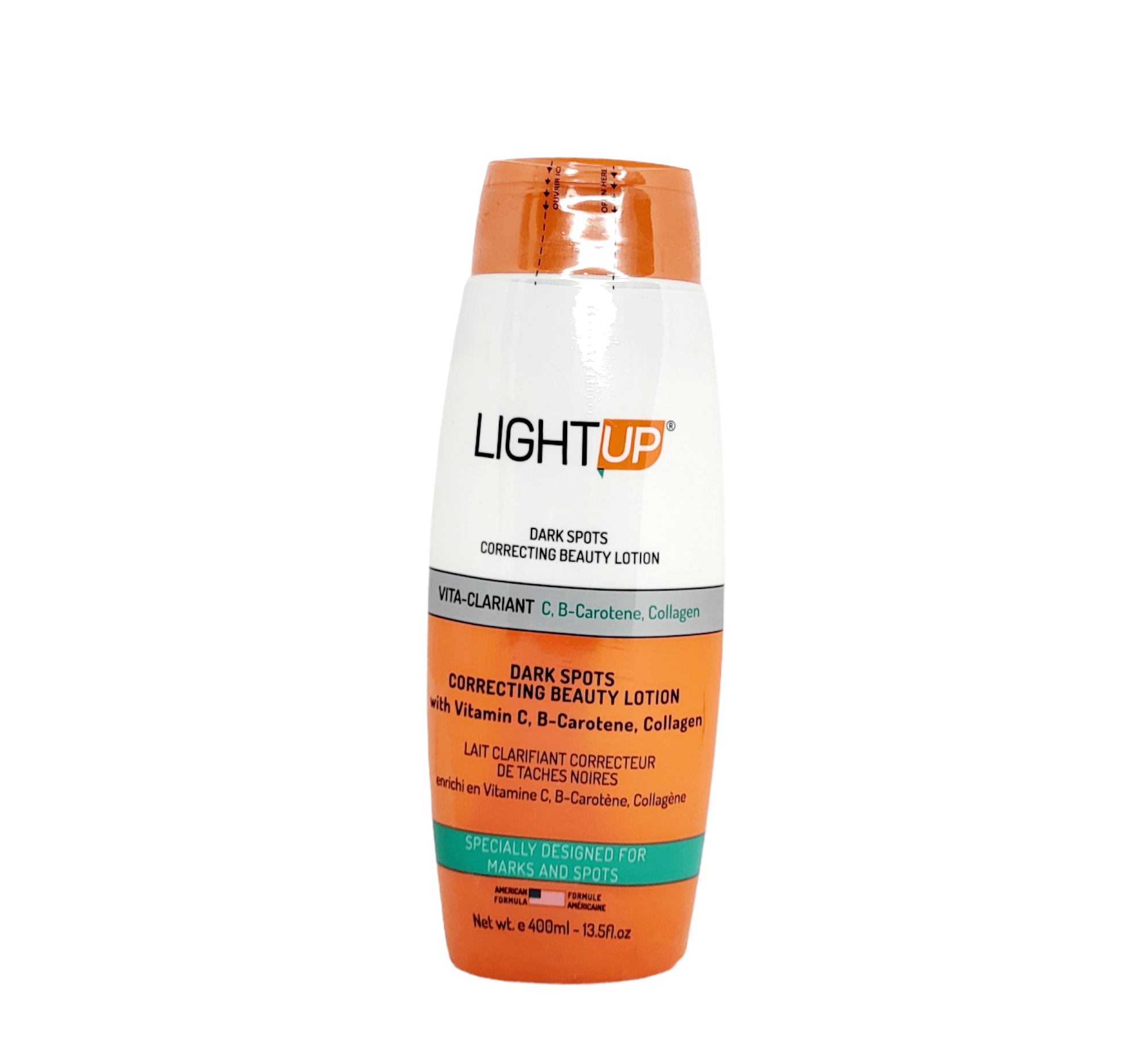 Lait Claircissant Light Up Avec Vitamine C B Carot Ne Et Collag Ne