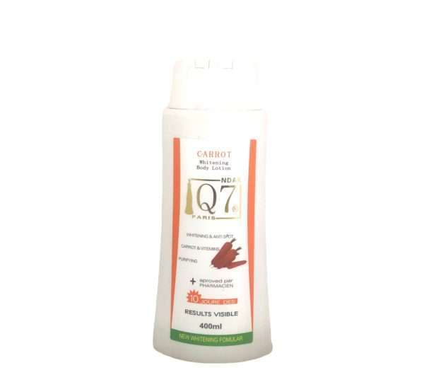 Lait éclaircissant  Q7 à la carotte 10 Jours
