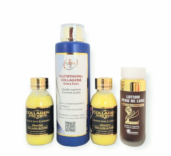 Gamme éclaircissant au Glutathione avec Lotion